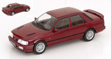 Indlæs billede til gallerivisning FORD ENGLAND SIERRA COSWORTH 4x4 1990 DARK RED 1:18