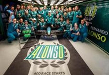 Indlæs billede til gallerivisning Aston Martin AMR24 F1 TEAM #14 FERNANDO ALONSO MEXICAN GP 2024 - 400 RACE STARTS grøn/sort 1:18