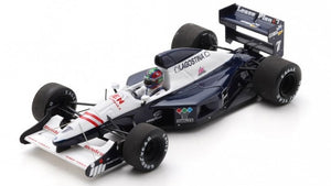Brabham BT60B #7 ERIC VAN DE POELE SOUTH AFRICAN GP 1992 mørk blå/hvid 1:43