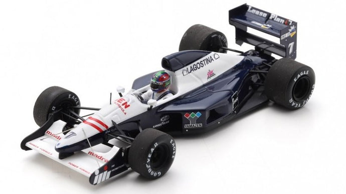 BRABHAM BT60B N.7 SOUT AFRICA GP 1992 ERIC VAN DE POELE 1:43