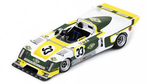 CHEVRON B36 2.0L S4 TEAM SOCIETE RACING N 33 24h LE MANS 1979 ALAIN DECHELETTE - CHARLES DECHELETTE - MARCEL TARRES WHITE BLACK YELLOW 1:43