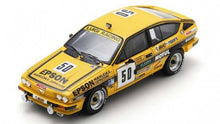 Indlæs billede til gallerivisning ALFA ROMEO ALFETTA GTV6 TEAM LUIGI RACING N 50 24h SPA 1984 FRANCOIS XAVIER BOUCHER - MAILLIEN - SPIFFERO YELLOW 1:43