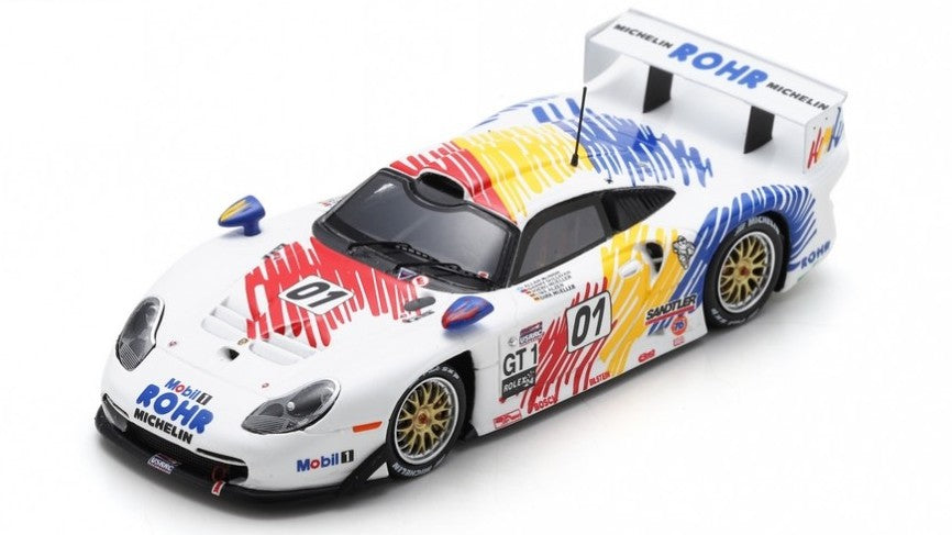 PORSCHE 911 GT1 EVO N.01 2nd 24H DAYT.1998 MCNISH-SULL.MULL.ALZ.MULL1:43