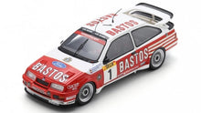 Indlæs billede til gallerivisning Ford SIERRA RS500 COSWORTH #1 PERCY/BRANCATELLI/SCHNEIDER WINNER 24H SPA 1989 rød/hvid 1:43