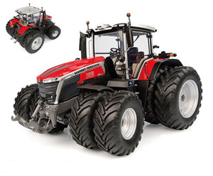 MASSEY FERGUSON MF9S.425 TRACTORDUAL WHEELS 2022 RED BLACK 1:32