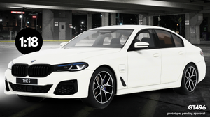 BMW 5-SERIES 545e xDRIVE M-SPORT (F90) 2023 WHITE 1:18