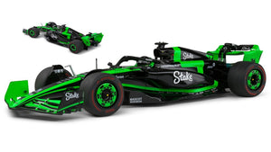 SAUBER C44 STAKE KICK F1 TEAM #77 VALTTERI BOTTAS JAPAN GP 2024 sort/grøn 1:18