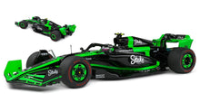 Indlæs billede til gallerivisning SAUBER F1 C44 TEAM STAKE KICK N 24 BAHRAIN GP 2024 ZHOU GUANYU GREEN BLACK 1:18