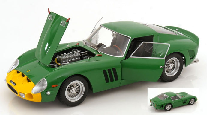 FERRARI 250 GTO DAVID PIPER RACING 1962 GREEN/YELLOW 1:12