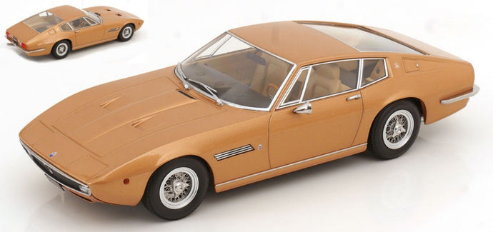 MASERATI GHIBLI COUPE' 1969 METALLIC GOLD 1:18