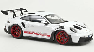 PORSCHE 911 GT3 RS 2022 WHITE & PYRO RED 1:12