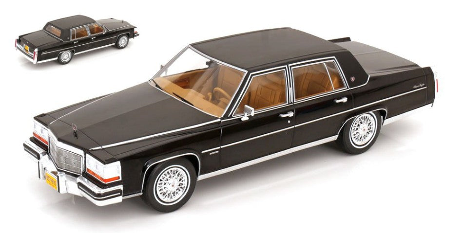 CADILLAC FLEETWOOD BROUGHAM 1982 BLACK 1:18