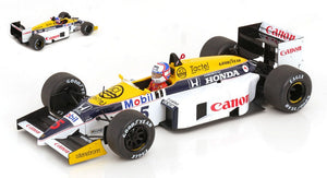 WILLIAMS FW11 #5 NIGEL MANSELL GP GREAT BRITAIN FORMUL 1 1986 hvid/blå/gul 1:18
