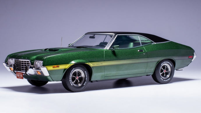 FORD GRAN TORINO SPORT 1972 GREEN 1:18n