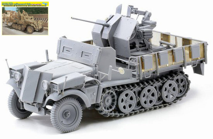 SD.KFZ.10/5 W/ARMOR CAB FUR 2cm FLAK 38 SMART KIT 1:35