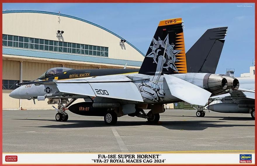 FA-18E SUPER HORNET VFA 27 ROYAL MACES CAG KIT 1:48