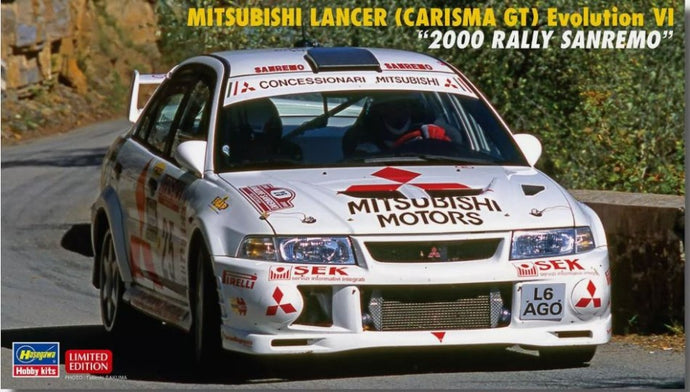 MITSUBISHI LANCER CARISMA GT EVOLUTION VI RALLY SANREMO 2000 / 1:24
