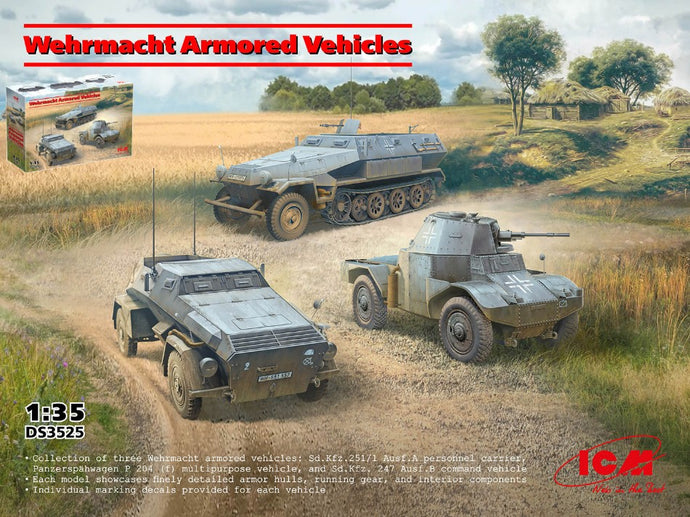 WERMACHT ARMORED VEHICLES KIT 1:35