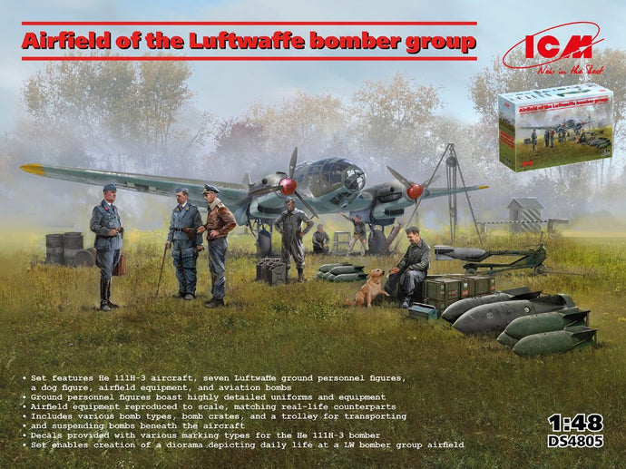 AIRFIELD OF THE LUFTWAFFE BOMBER GROUP KIT 1:48