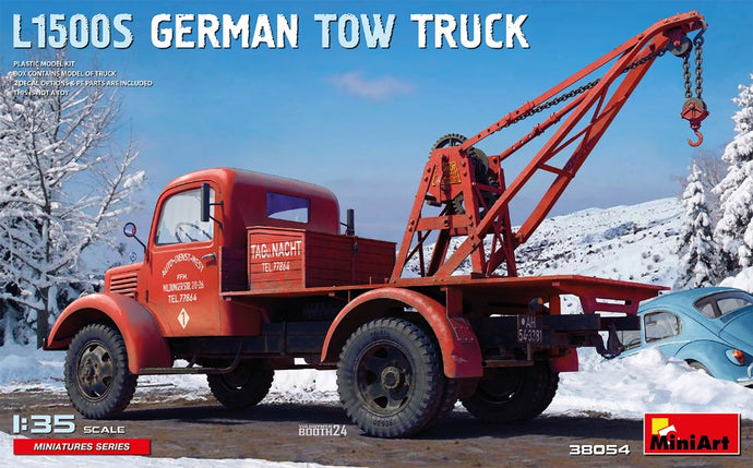 MERCEDES BENZ L1500S GERMAN TOW TRUCK CARRO ATTREZZI 1942 / 1:35