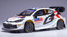 Indlæs billede til gallerivisning TOYOTA YARIS GR RALLY1 TEAM TOYOTA GAZOO RACING WRT N 5 4th RALLY FINLAND 2024 SAMI PAJARI - ENNI MALKONEN WHITE 1:18
