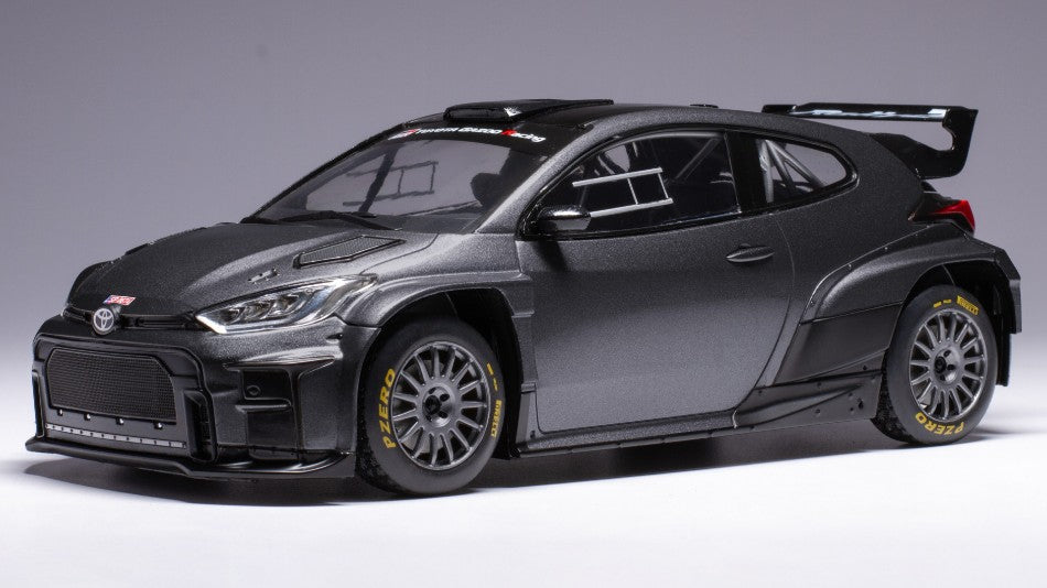 TOYOTA YARIS GR BASE RALLY2 2024 MATT GREY 1:18