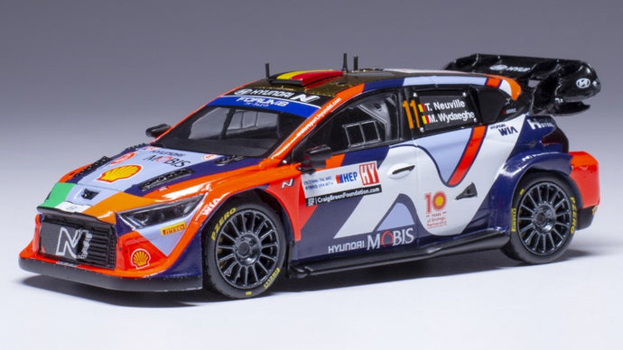 HYUNDAI i20 N WRC N.11 RALLY CROATIA 2024 NEUVILLE-WYDAEGHE 1:43