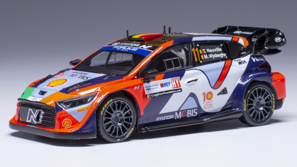 HYUNDAI i20 N WRC N.11 RALLY CROATIA 2024 NEUVILLE-WYDAEGHE 1:43