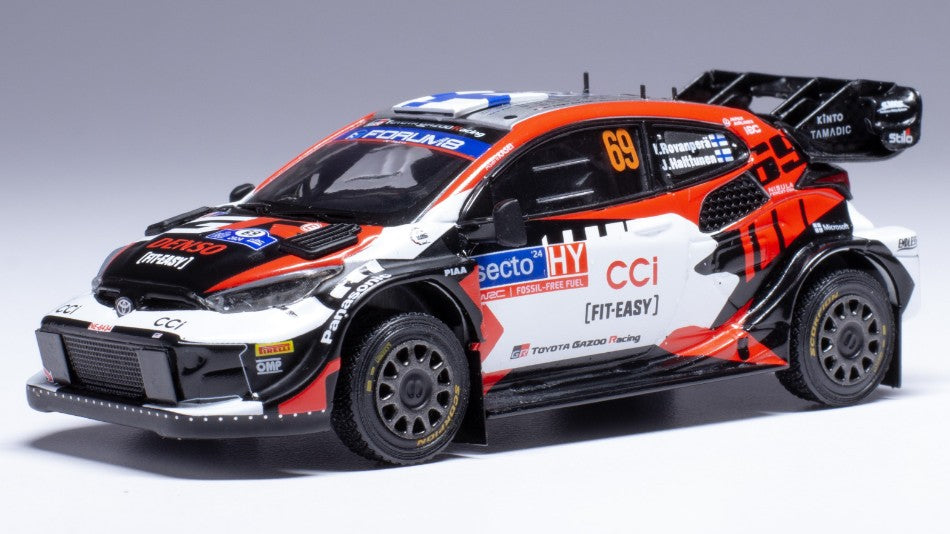 TOYOTA GR YARIS WRC N.69 RALLY FINLAND 2024 ROVANPERA-HALTTUNEN 1:43