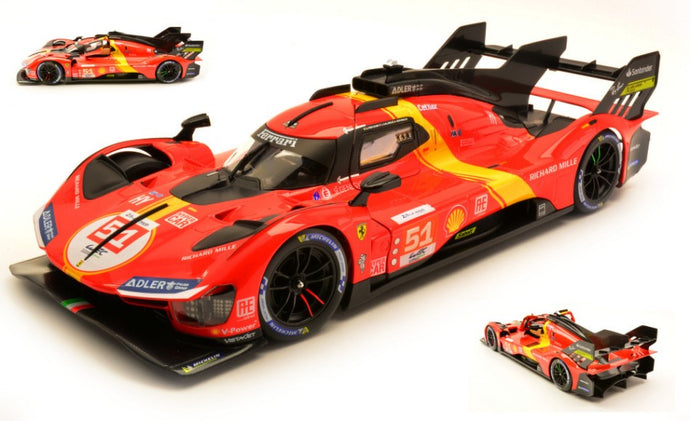 FERRARI 499P N.51 WINNER LE MANS 2023 PIER GUIDI/CALADO/GIOVINAZZI 1:18