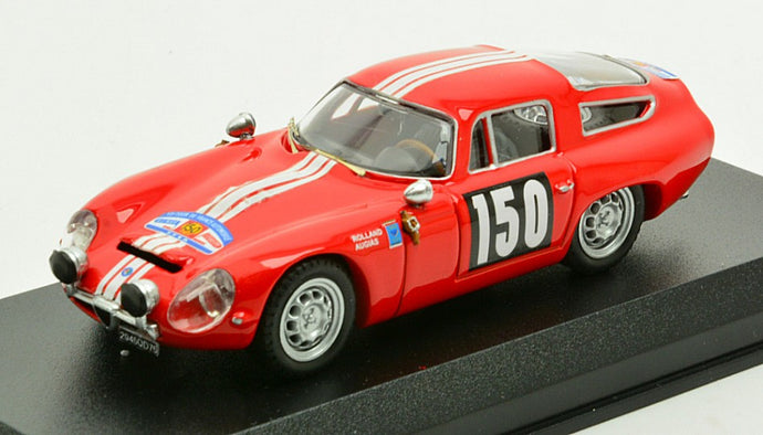 ALFA ROMEO GIULIA TZ N 150 TOUR DE FRANCE 1964 JEAN ROLLAND - GABRIEL AUGIAS RED 1:43