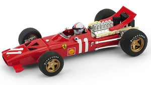 FERRARI CHRIS AMON 1969 N.11 MONTECARLO GP W/PILOTE 1:43