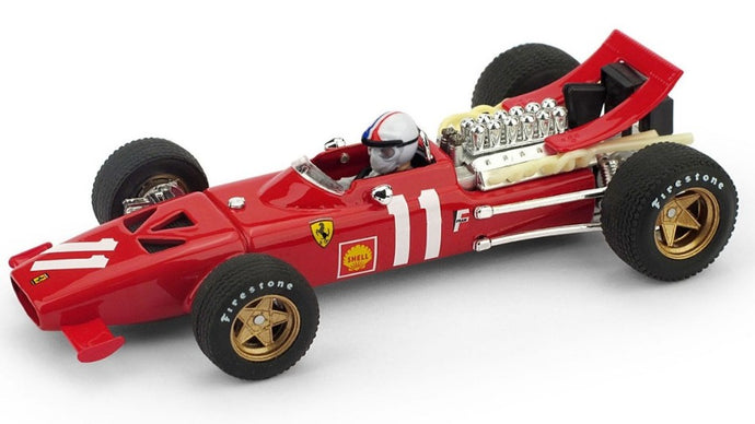 FERRARI CHRIS AMON 1969 N.11 MONTECARLO GP W/PILOTE 1:43