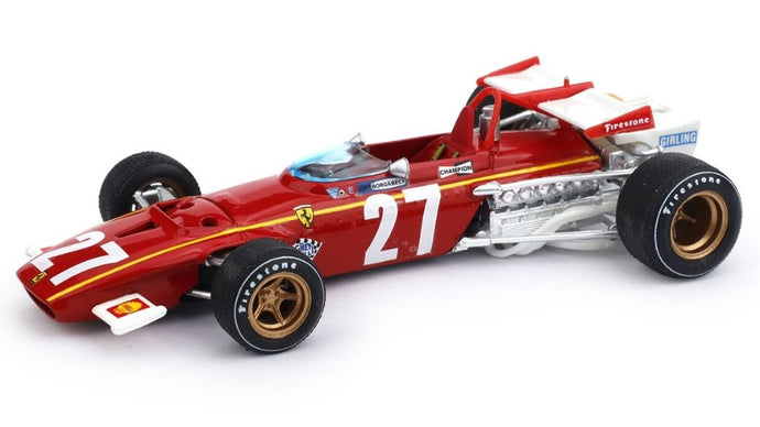 FERRARI 312 B J.ICKX 1970 N.27 8th BELGIUM GP 1:43