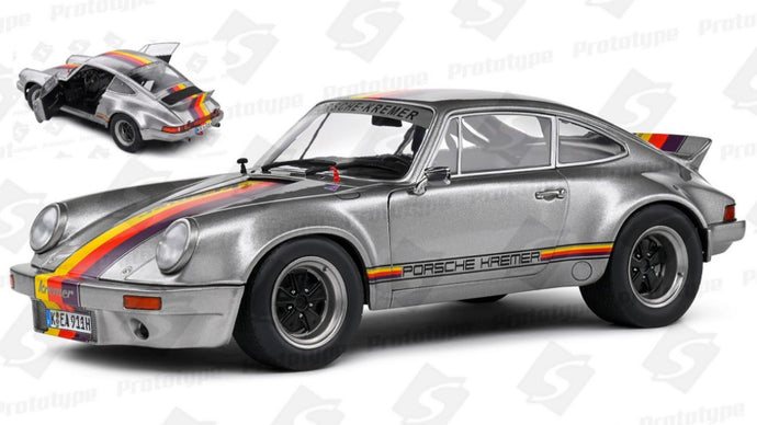 PORSCHE 911 930 KSR KREMER COUPE 1973 SILVER 1:18