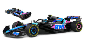 ALPINE F1 A524 TEAM BWT ALPINE N 10 MONACO GP 2024 PIERRE GASLY BLACK BLUE PINK 1:18