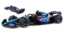 Indlæs billede til gallerivisning ALPINE F1 A524 TEAM BWT ALPINE N 31 MIAMI GP 2024 ESTEBAN OCON BLACK BLUE PINK 1:18