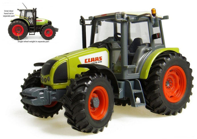CLAAS ARES 916 RZ TRACTOR WITH FRONT WEIGHT 2020 GREEN BLACK 1:32