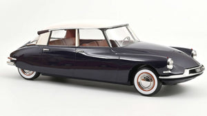 Citroen DS 19 1955 mørk lilla/creme 1:12