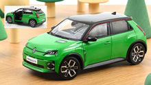 Indlæs billede til gallerivisning RENAULT 5 E-TECH 100% ELECTRIC 2024 POP GREEN-BLACK 1:18