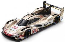 Indlæs billede til gallerivisning Porsche 963 #38 RASMUSSEN/BUTTON/HANSON 9th 24H LE MANS 2024 hvid/guld/sort 1:43