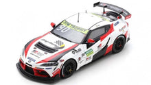 Indlæs billede til gallerivisning TOYOTA SUPRA GR GT4 TEAM TOYOTA GAZOO RACING N 90 EUROPE CHAMPION DTM TROPHY 2022 TIM HEINEMANN WHITE RED BLACK 1:43