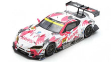 Indlæs billede til gallerivisning TOYOTA GR SUPRA TEAM TSUCHIYA N 25 GT300 CLASS SUPER GT 2023 T.SUGANAMI - S.NONAKA WHITE FUCSIA 1:43