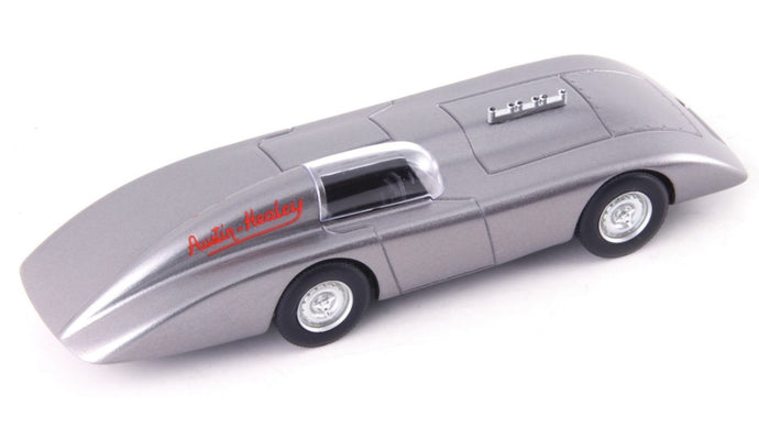 AUSTIN HEALEY 100S STREAMLINER GREAT BRITAIN 1956 - SPEED RECORD SERIES SILVER 1:43