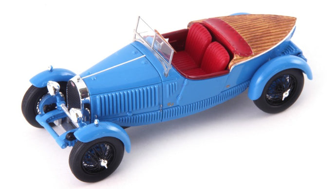 BUGATTI TYPE 40 BOATTAIL SPEEDSTER FRANCE 1927 BLUE 1:43