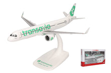 Indlæs billede til gallerivisning AIRBUS A321neo Transavia (NL) hvid/grøn/grå 1:200