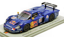 Indlæs billede til gallerivisning Maserati MC12 GT1 #15 BERTOLINI/WENDLINGER/PETER 2nd 24H SPA 2005 Limited Edition mørk blå 1:43