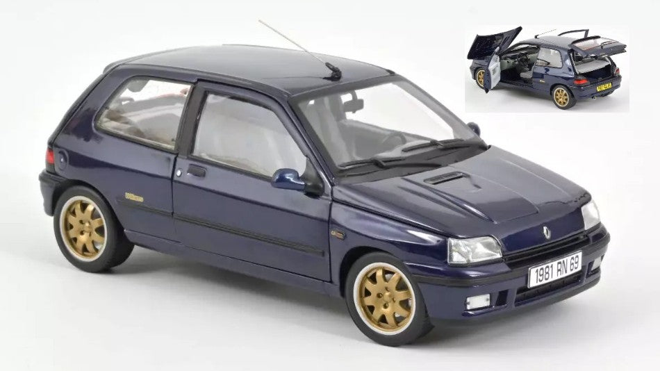 RENAULT CLIO WILLIAMS 1993 BLUE REPRODUCTION 1:18