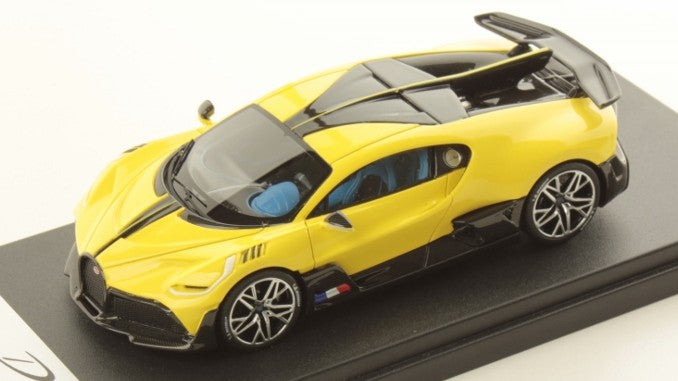 BUGATTI DIVO 2020 YELLOW JAUNE SAFRE GLOSSY BLACK 1:43