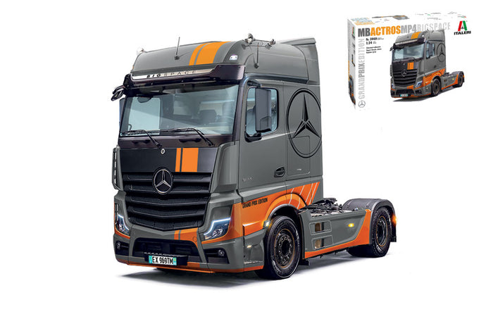 MERCEDES BENZ ACTROS 1845 MP4 BIGSPACE TRACTOR TRUCK GRAND PRIX EDITION 2-ASSI 2020 / 1:24